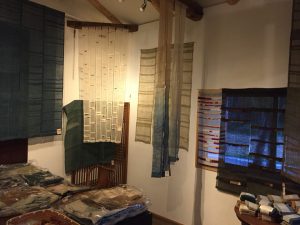 安曇野　李朝工芸　羅山　どうぐやのれん展　蚊帳